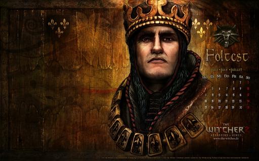 Ведьмак 2: Убийцы королей - Календарь на июль от the-witcher.de